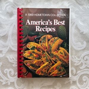 America's Best Recipes 1989 Hometown Collection Spiral Bound Cookbook